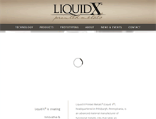 Tablet Screenshot of liquid-x.com